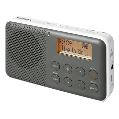 Produktbild von Sangean DPR-64 grau/weiß