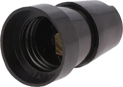 Produktbild von Bakelit-Lampenfassung schwarz E-27 D.3002
