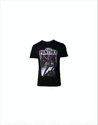 Produktbild von Black Panther T-Shirt Band Tee Inspired Herren - Schwarz -M-