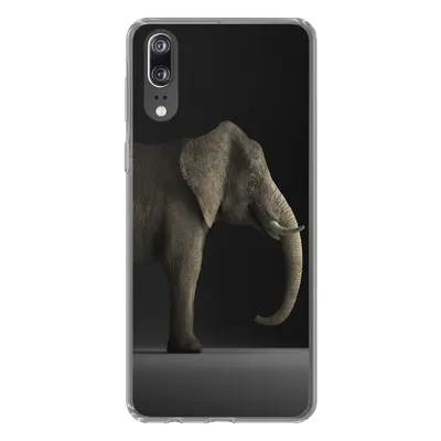 Produktbild von MuchoWow® Handyhülle Schutzhülle Hülle für Huawei P20 Elefant - Tiere - Licht Silikon Softcase Handy Hülle - Hardcover