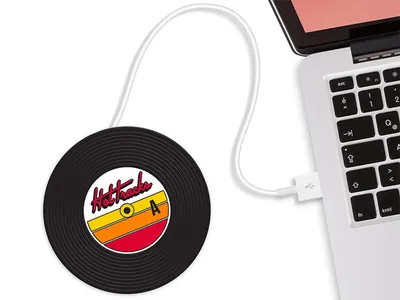 Immagine prodotto di Scaldabevande USB a forma di disco LP