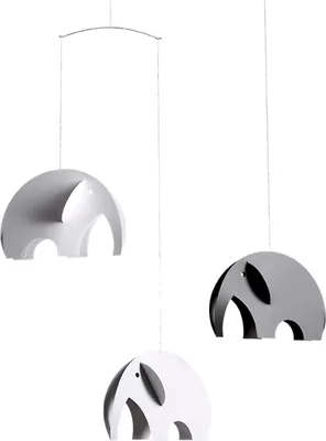 Produktbild von Flensted Mobiles - Olephants, grau