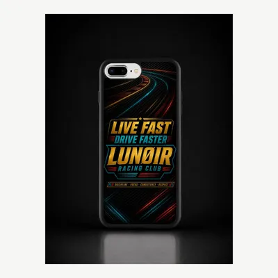 Obrázok produktu pre Puzdro na iPhone 7 / 8 Plus, ochranné puzdro s motívom motoršportu – LUNØIR ©