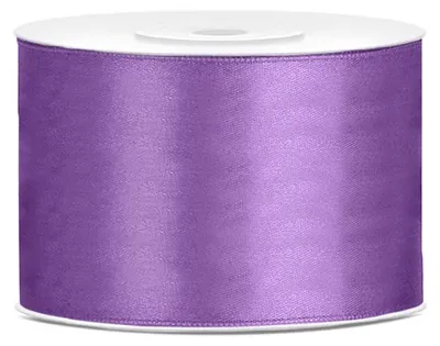 Obrázek produktu pro Wstążka satynowa 50 mm/25 m Lawendowa Party Deco