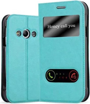 Produktbild von Cadorabo Schutzhülle für Samsung Galaxy XCover 3 Hülle in Türkis Handyhülle Book Case Cover Etui