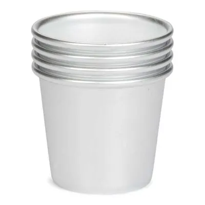 Produktbild von stammesformen 8 x 6,5 cm Stahl silber 4 Stück