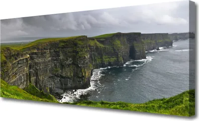 Produktbild von Tulup Leinwand-Bilder 125x50 Wandbild Canvas Kunstdruck Meerbusen Landschaft