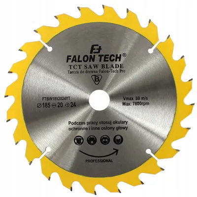 Produktbild von Falon-Tech Sägeblatt Holz 185 mm 24 Zähne PRO