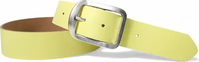 Produktbild von Ledergürtel Damen Echtleder 4 cm, silberne Dornschnalle, Retro Vintage FRONHOFER