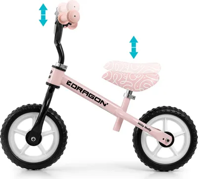 Obrázok produktu pre Detský balančný bicykel Milly Mally Milly Mally Dragon pink