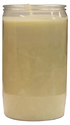 Produktbild von Trauerkerze/Gedenklicht - weis - 7 x 18 cm - 9 Tage Brenndauer