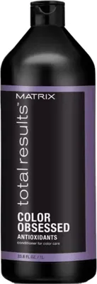Productafbeelding van Matrix Total Results Color Obsessed, voor dames, professionele conditioner, voor gekleurd haar, geschikt voor zwart, blond, bruin en rood haar, intensiverende kleur, revitaliserend, glanzend, 1000 ml