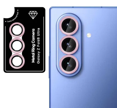 Produktbild von Kamera Schutzglas Linsenschutz für Samsung Galaxy Z Fold8 Ultra 9H Glas Rosa