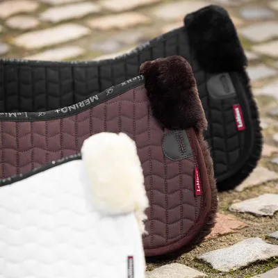 Produktbild von LeMieux Merino+ Half Pad, Farbe:Brown/Brown, Größe:L
