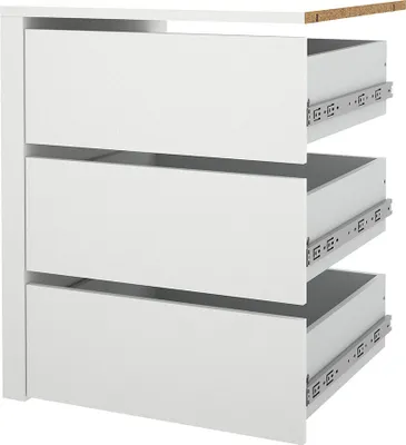 Immagine prodotto di Armadio Catania con 3 cassetti da 57 cm a 120 cm bianco
