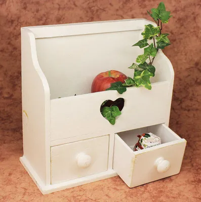 Produktbild von DanDiBo mini komoda Komoda z 2 szufladami 12236 Półka 28 cm Pudełko na biżuterię Półka Shabby