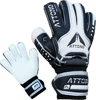 Produktbild von Torwarthandschuhe "POWER BLOCK" mit Fingerschutz von ATTONO® - Größe 5