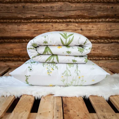 Produktbild von Bettwäsche - 135x200 cm - Bettbezug und Kissenbezügen Set - Geblümt - SELEDIN - Mikrofaser Baumwolle - 1 Kissenbezug 70x80 cm