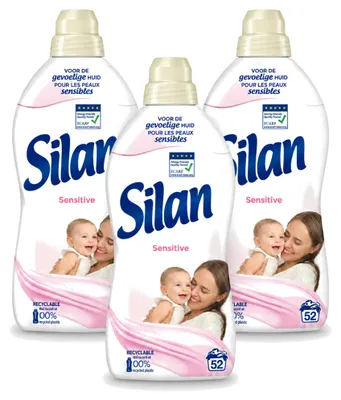 Produktbild von 3 x Silan Sensitive Weichspüler - 1144 ml - Vorteilspackung - 3 Stücke