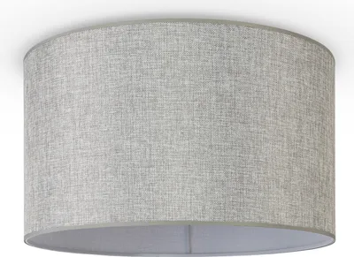 Produktbild von Pendellampe Wohnzimmer Deckenleuchte Stoff Lampenschirm Modern Einfarbig Rund