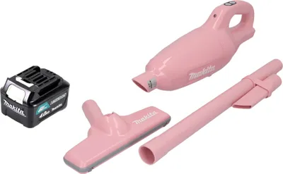 Produktbild von Makita CL 108 FDM1P Akku Staubsauger 12 V max. 0,6 L pink + 1x Akku 4,0 Ah - ohne Ladegerät
