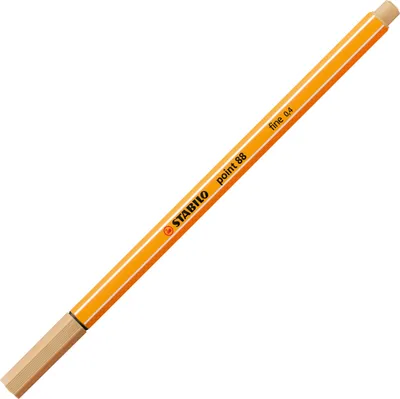 Produktbild von Fineliner - STABILO point 88 - Einzelstift - ocker hell
