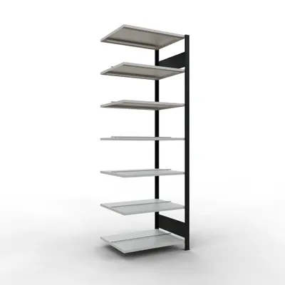 Produktbild von Büroregal Stecksystem Anbauregal - 2300x750x600 mm, Typ 150 kg