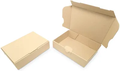 Produktbild von verpacking 100 Maxibriefkartons Versandkartons Faltschachtel Faltkarton Maxibrief 180 x 130 x 45 mm | Braun | MB-2