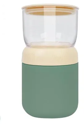 Produktbild von Isolierte Yogurbecher - Leckfreie Frühstücksgranenbecher - Tragbarer Frühstücksbecher mit Deckel und Löffel - Tragbarer Nachtschichtbecher - Wiederverwendbarer Frühstücksyogurtheaker - Ideal für Arbeit - Schule - Reisen