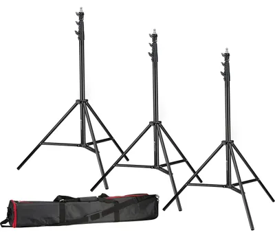 Obrázek produktu pro Bresser - F004080 - 3x stojan BR-TP280 PRO-1 (280 cm) + kapsy