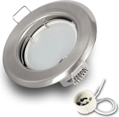 Obrázek produktu pro 1x vestavné bodové svítidlo SET RIK.15 matný nikl GU10 4W neutrální bílá