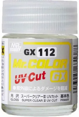 Obrázok produktu pre GUNZE GSGX112 Super Clear III UV Cut Gloss (18 ml)