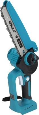 Produktbild von Bürstenlose Akku-Mini-Kettensäge, 18 V, Dedra SAS+ALL, Führungsschiene de 8", bürstenloser Motor, Ultraleichtbauweise, Schnittstärke de (bis 140 mm), Akkubetrieb, ohne Akku