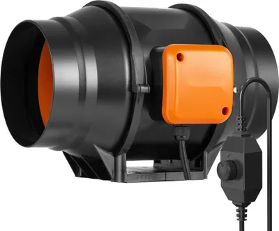 Produktbild von 60W Inline-Kanalventilator - HVAC Abluftgebläse - Rauchabzug Rohrventilator - energiesparend und leistungsstark