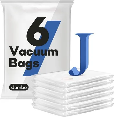 Obrázok produktu pre 12 ks vákuových vreciek na oblečenie s vzduchotesným ventilom a ručnou pumpou (6x50x70 cm/4x60x80 cm/2x80x100 cm) – vákuové vrecia na oblečenie šetria miesto