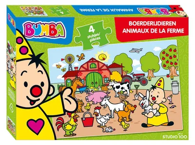 Image de Bumba Puzzel Boerderijdieren, 4st.