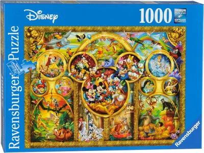Produktbild von 1000 Teile Ravensburger Puzzle Die schönsten Disney Themen 15266