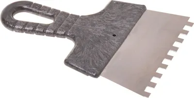 Produktbild von Aqbau® Zahnspachtel Kleber-Spachtel Breitspachtel Spachtel Edelstahl 150mm 6x6