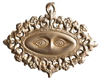Ex-Voto Herz Metall goldfarben 11 x 14 cm