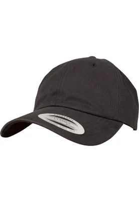 Image de Yupoong Low Profile Melton Wool Dad Baseball Cap Uni schwarz