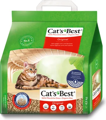 Produktbild von Cat's Best ÖkoPlus Katzenstreu 10l