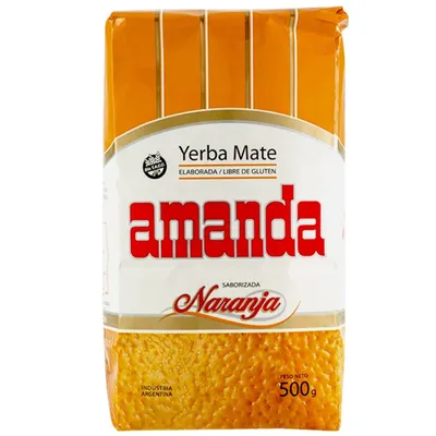 Produktbild von Amanda Mate Tee Naranja 0.5kg | Mate Tee aus Argentinien | Detox und Energie Getränk
