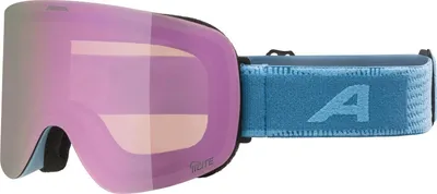 Zdjęcie produktu dla Alpina Penken Q-Lite, Soczewka podwójna, Termoplastyczne elastomery poliuretanowe (TPU), Unisex, Cylindryczna (płaska) soczewka, Niebieski, Lustro