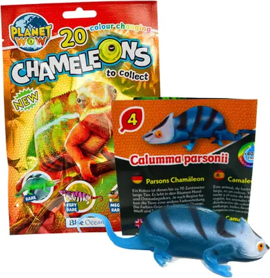 Produktbild von Blue Ocean Chamäleons Sammelfiguren 2024 - Planet Wow - Figur 4. Parsons Chamäleon