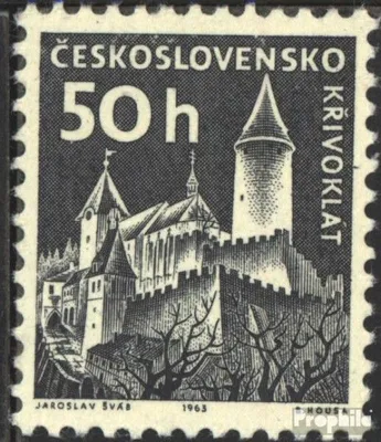 Produktbild von Briefmarken Tschechoslowakei 1963 Mi 1431 (kompl.Ausg.) postfrisch Burgen