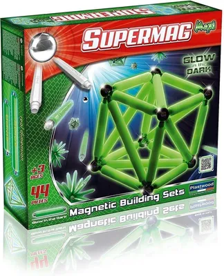 Immagine prodotto di Supermag 0117 Classic 44 pezzi Glow in the Dark