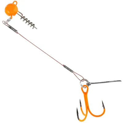 Produktbild von Balzer Hecht-System mit Screw Jighead - Gummifischsystem, Gewicht / Länge / Hakengröße:15g - 6.5cm - Gr. 4