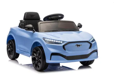 Image de Ford Mustang Mach-E Voiture bleue alimentée par une batterie 24 V