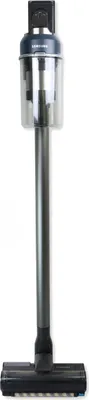 A studio shot of a Samsung cordless vacuum cleaner.