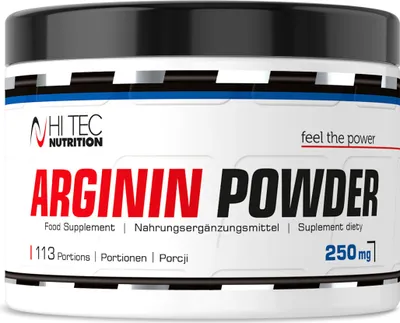 Produktbild von HI TEC Nutrition Arginin Powder 100% AAKG - 250g